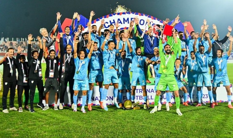 Football: India crowned champions after 2-0 win over Kyrgyzstan