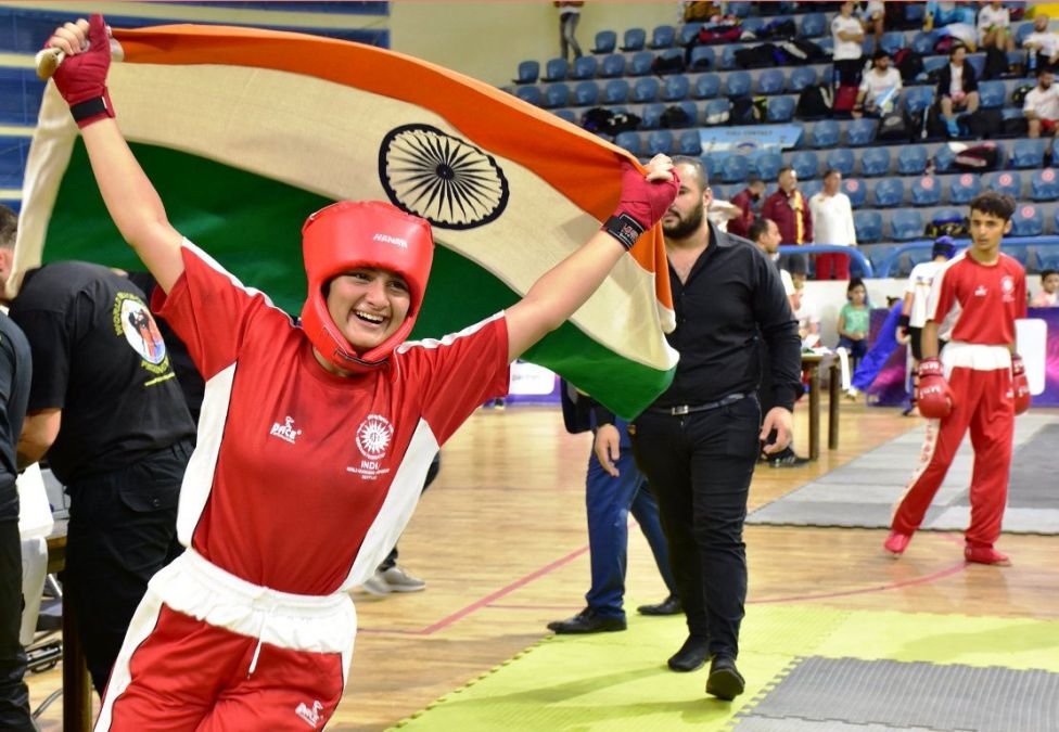 World Kickboxing Championship gold medal for Tajamul Islam from Srinagar