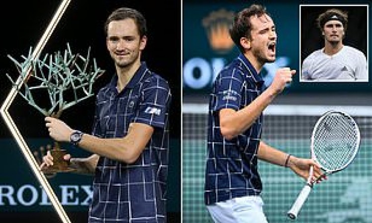 Daniil Medvedev won his 1st Paris Masters title