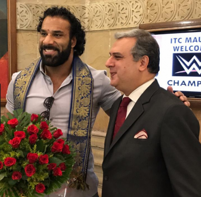 WWE Champion Jinder Mahal speak to his people in his language of Punjabi in India