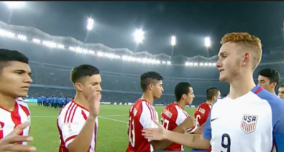 USA with their “High FIVE” victory, they beat Paraguay 5-0.