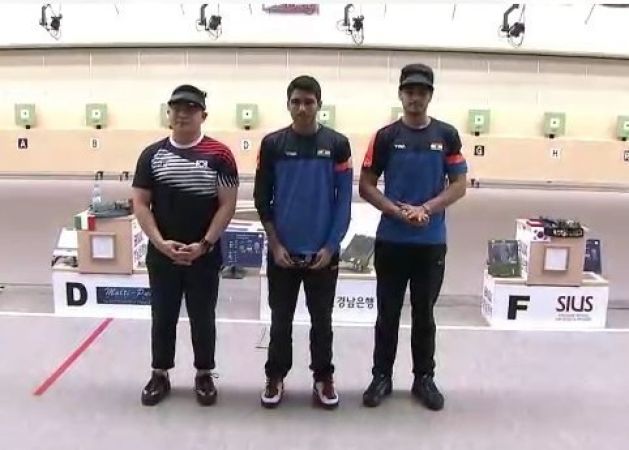 ISSF World Championships: Saurabh Chaudhary wins gold while Arjun Singh, Cheema win bronze
