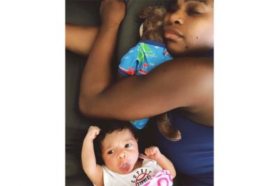Serena's daughter share an adorable picture of her mother sleeping