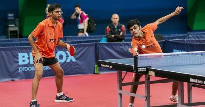 Manav and  Manush Shah wins Gold in junior doubles event