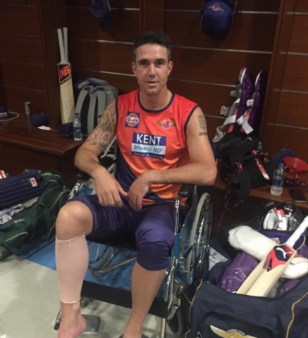 चोट के चलते केविन पीटरसन 2 हफ्ते के लिए IPL-9 से बाहर