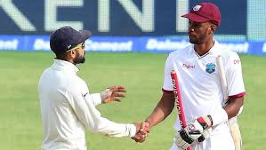 Second Test match draw between India and West Indies