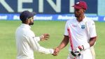 Second Test match draw between India and West Indies