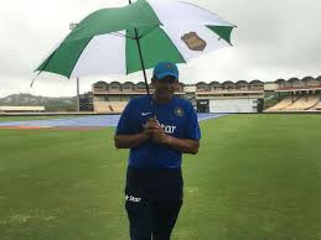 Rain delays 3rd Test b/w India and West Indies