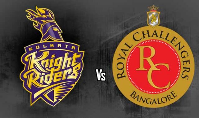 RCB beaten by KKR by 5 wickets