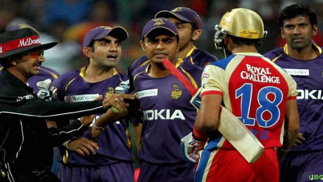 Kohli and Gambhir fined for IPL Code of Conduct breach