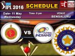 IPL-9: मुबई-बैंगलोर के बीच आज करो या मरो का मुकाबला