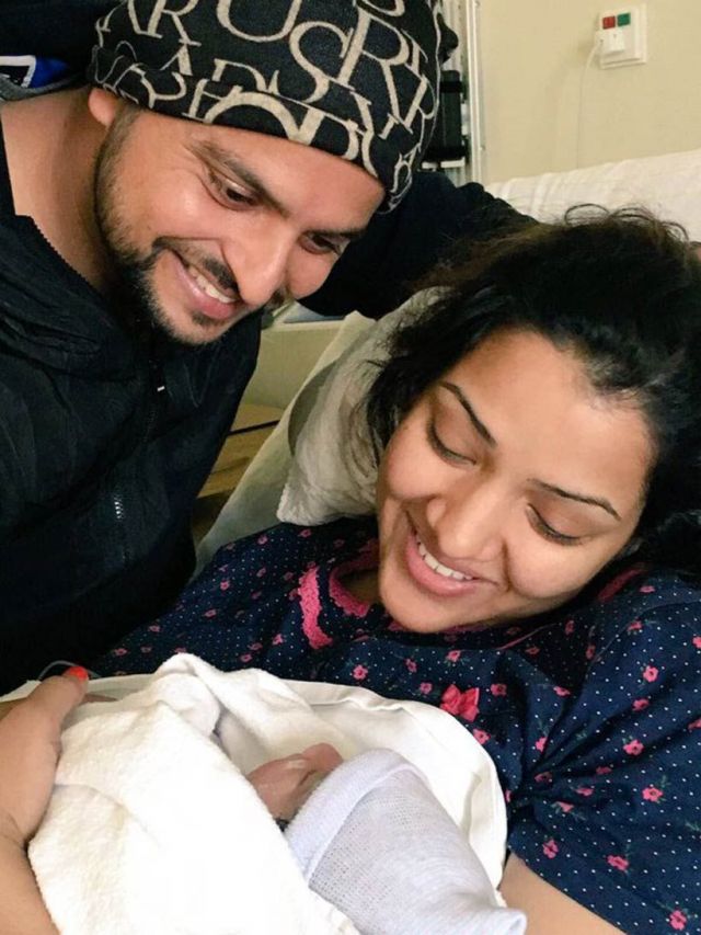 Suresh Raina and wife Priyanka become proud parents of baby girl