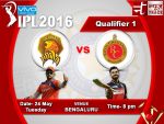 IPL 9 Qualifier 1: RCB vs Gujarat Lions