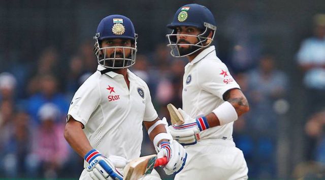 India leas a steady start, Kohli completes his 13th test century