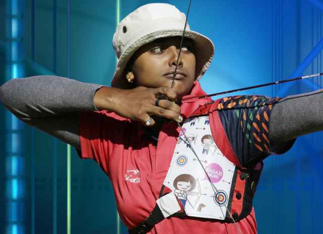 पदक की उम्मीद : तीरंदाज दीपिका कुमारी का प्री क्वार्टर फाइनल में प्रवेश