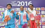 दक्षिण एशियाई खेल : भारत का दबदबा बरकरार, 30 स्वर्ण सहित कुल 45 पदक जीते