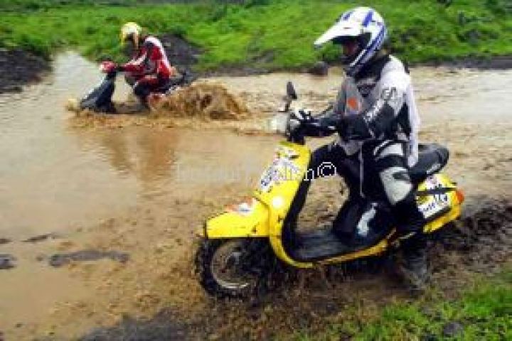 TVS Racing Wins 2016 Gulf monsoon scooter rally 2016