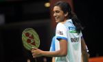P.V.Sindhu lands in Hyderabad to rousing welcome