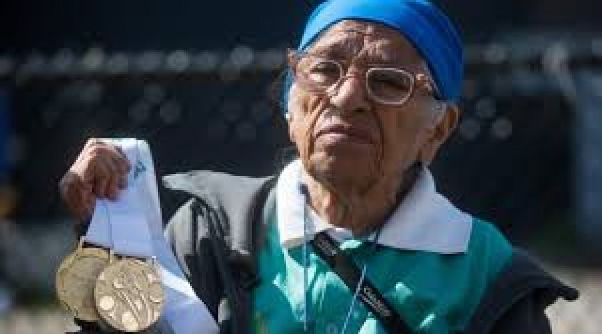 Man Kaur,runner of 100 year old gets 'Gold Medal' in AMG