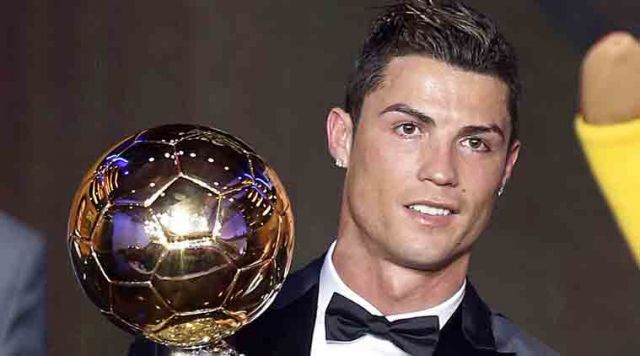 Cristiano Ronaldo wins Ballon d'Or award for fourth time