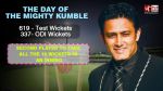 The Day of the Mighty Kumble !