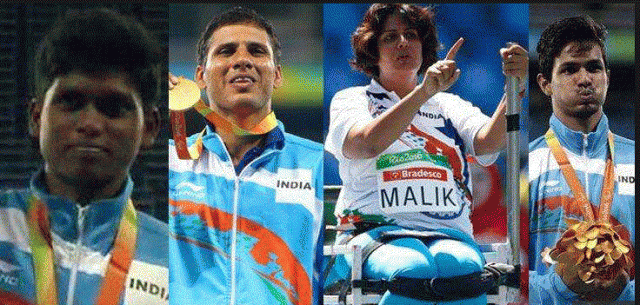 India in Paralympics;earns bronze,silver and 2 gold