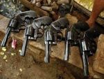 बिहार : चौथे चरण का मतदान होने से पहले, इलाके से पकड़ा हथियारों का जखीरा