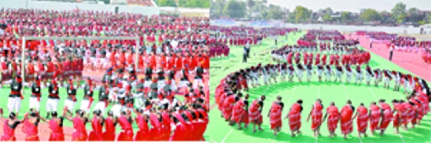 3500 बच्चों ने एक साथ नृत्य कर बनाया वर्ल्ड रिकार्ड