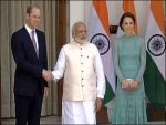 ब्रिटेन के शाही जोड़े ने PM मोदी से की मुलाक़ात