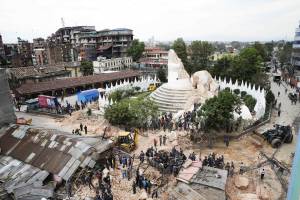 भूकंप से हिंदू मंदिरों को भारी नुकसान