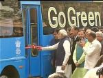 सांसदों की इलेक्ट्रिक बस को PM मोदी ने दिया ग्रीन सिग्नल