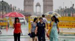दिल्ली और NCR में तेज बारिश, यातायात बाधित