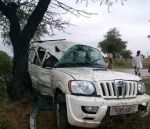 कार दुर्घटना में बीजेपी MLA  बेनीवाल घायल, ड्राइवर की मौत