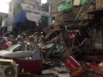 बारिश की वजह से तीन मंजिला इमारत गिरी, तीन लोगो को सुरक्षित बचाया गया : नई दिल्ली