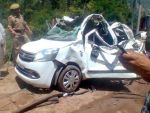 जम्मू-श्रीनगर नेशनल हाईवे पर कार पर गिरा ट्रक, 3 लोगो की मौत