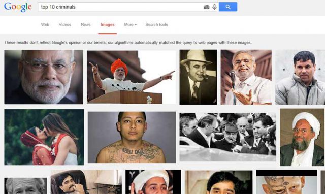 गूगल ने मोदी से मांगी माफी