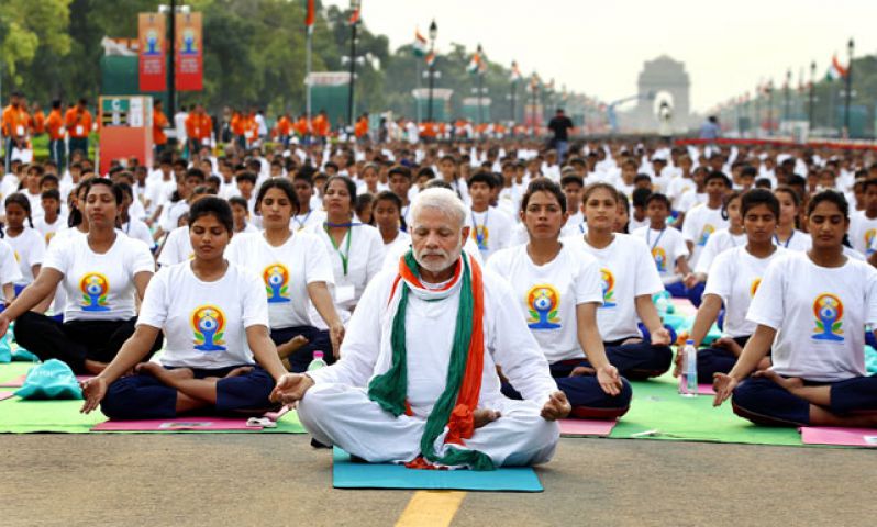 योग को लेकर भारत ने बनाया वर्ल्ड रिकाॅर्ड