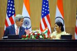 भारत - अमेरिका के विदेश मंत्रियों में हुई चर्चा