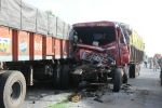 दो ट्रक की भिड़त में एक ट्रक ड्राइवर की मौत, दूसरा गम्भीर रूप से घायल