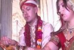 स्वीडन के प्रेमी जोड़े ने किया भारतीय पद्धति से विवाह