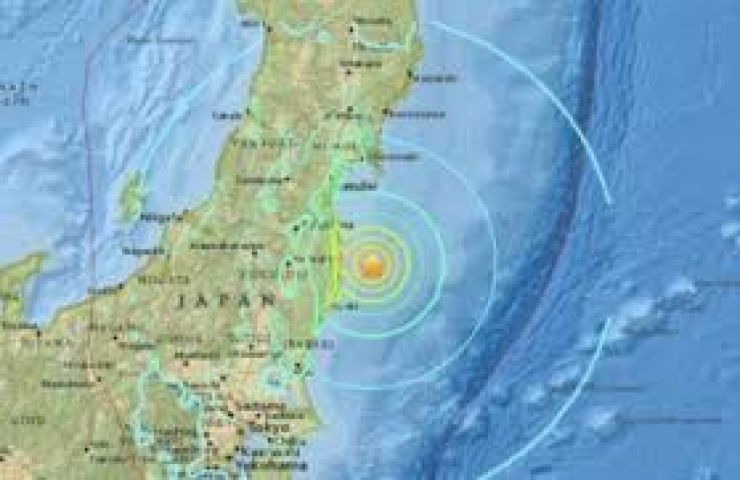 जापान में आया 6.9 तीव्रता का भूकंप, सुनामी की आशंका