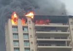 मुंबई की इमारत में भीषण आग, आग पर काबू नहीं