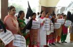 पंजाब में केजरीवाल का विरोध, महिलाओं ने किया प्रदर्शन