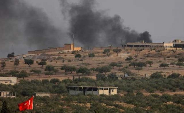 तुर्की द्वारा सीरिया में इस्लामिक स्टेट पर किये गए हवाई हमलो में 35 नागरिकों की मौत, कई घायल