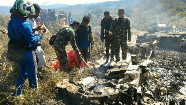 पापुआ में वायुसेना का विमान दुर्घटनाग्रस्त, 13 की मौत