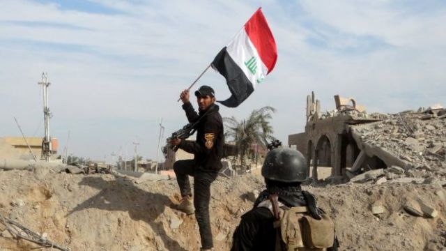 IS को गढ़ में मिली शिकस्त, लहराया ईराक का ध्वज