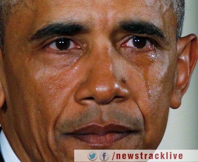मैं खुद हैरान हूँ कि मैं कैसे पब्लिकली रो सकता हूँः ओबामा