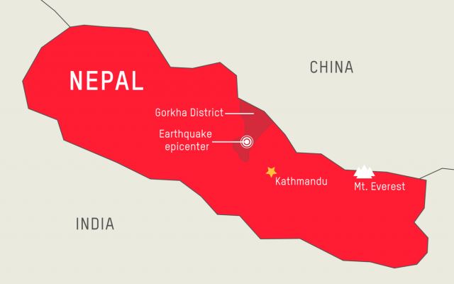 नेपाल में फिर आये दो बार भूकंप के झटके