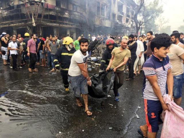 साल के सबसे बड़े आतंकी हमले में गयी 200 जाने : बगदाद