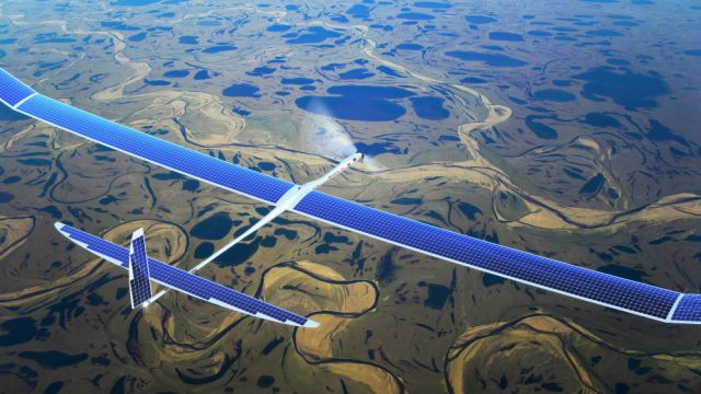 फेसबुक के पहले सोलर पावर ड्रोन का सफल परीक्षण
